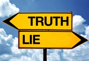truth or lie opposite signs