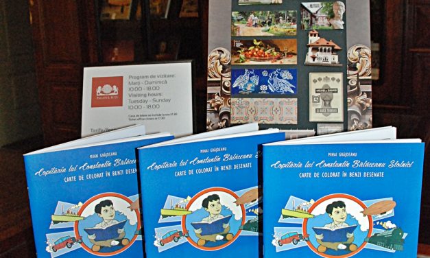 „Copilăria lui Constantin Bălăceanu Stolnici”, carte de colorat în benzi desenate