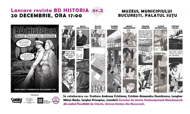 Revista “BD Historia, benzi desenate istorice” lansează un număr dedicat evenimentelor din Decembrie 1989
