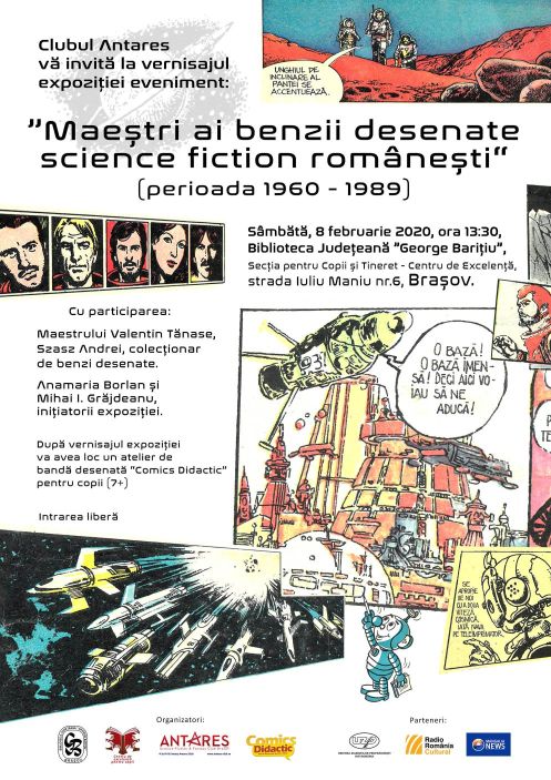 „Maeștri ai benzii desenate science – fiction românești”, perioada 1960-1989