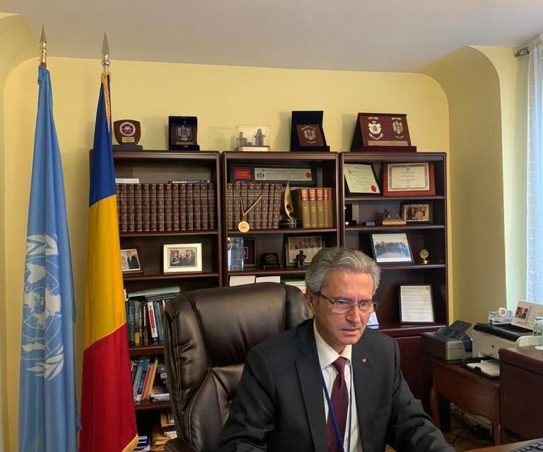 Participarea Reprezentantului Permanent al României la ONU  la reuniunea de informare privind activitatea Lancet COVID-19 Commission New York, 6 aprilie 2021