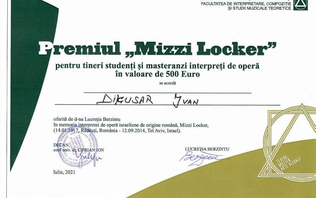 Premiul ”Mizzi Locker”, prima ediție, Iași 2021