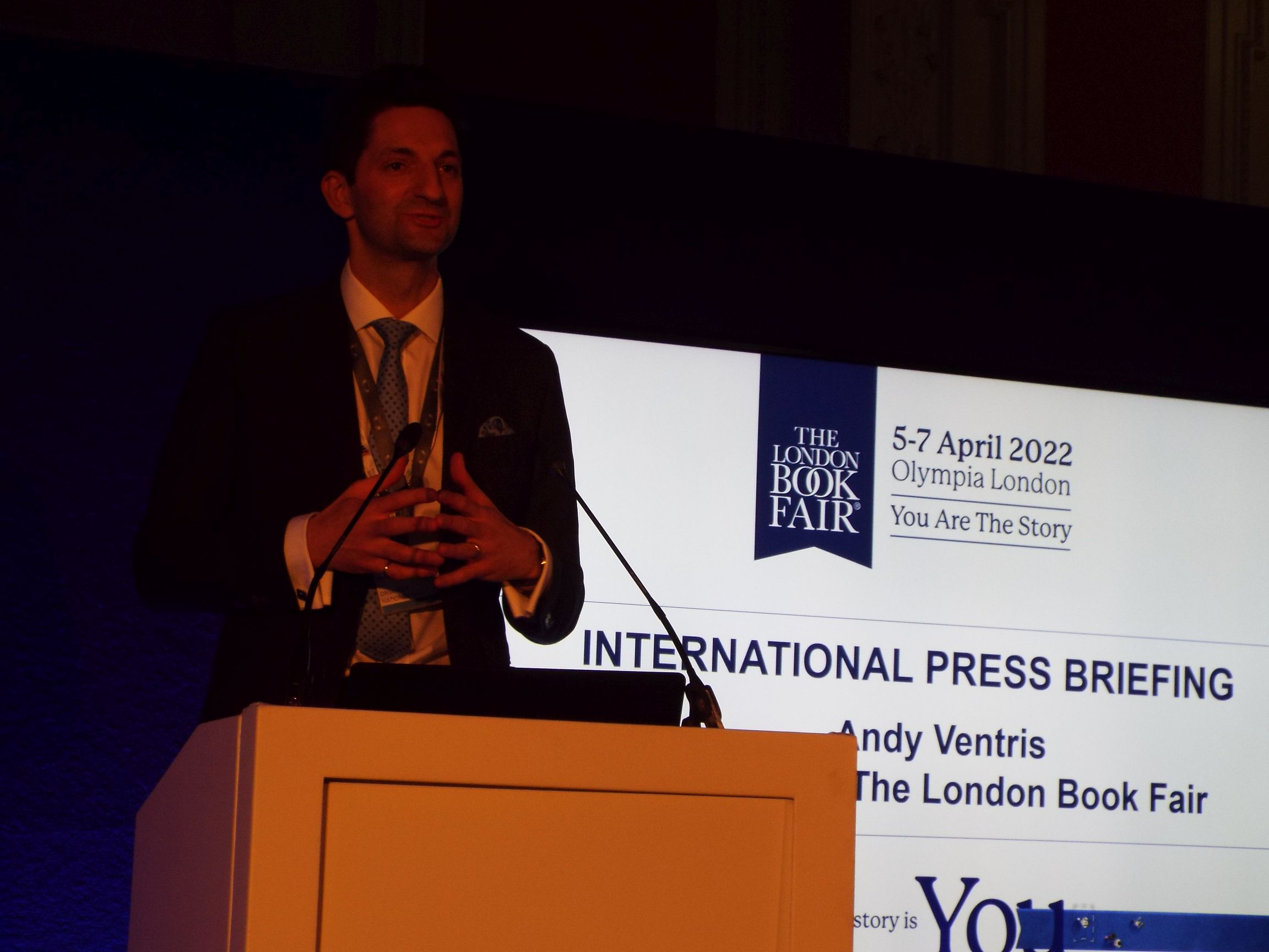 Andy Ventris, directorul Târgului de Carte de la Londra