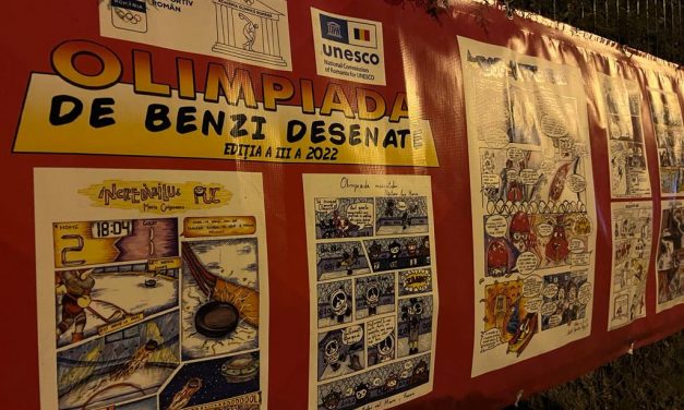 Expoziția retrospectivă a Olimpiadei de Benzi Desenate a ajuns la Constanța!