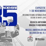 Muzeul Amintirilor din Comunism (MAdC) şi BD Historia aduc o nouă expoziție temporară în luna noiembrie, intitulată “Reconstituire istorică în benzi desenate – Revolta anticomunistă Braşov 15 Noiembrie 1987”
